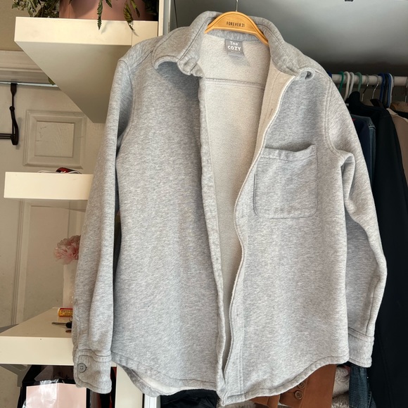 TNA Gray shacket - Picture 1 of 5